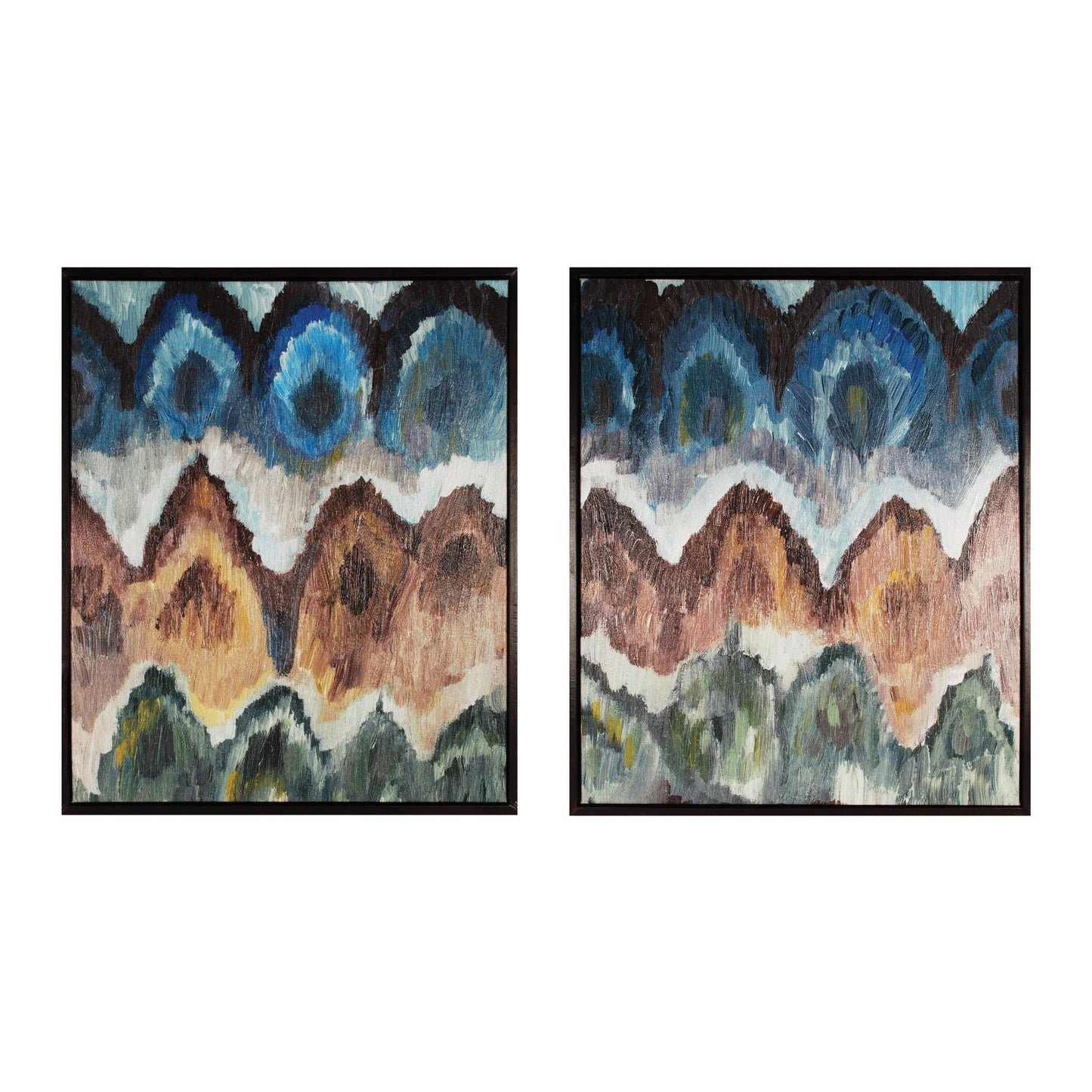 ELK Lighting Flamestitch I & Ii Wall Art, ELK Lighting, - Modish Store | Modishstore | Wall Art