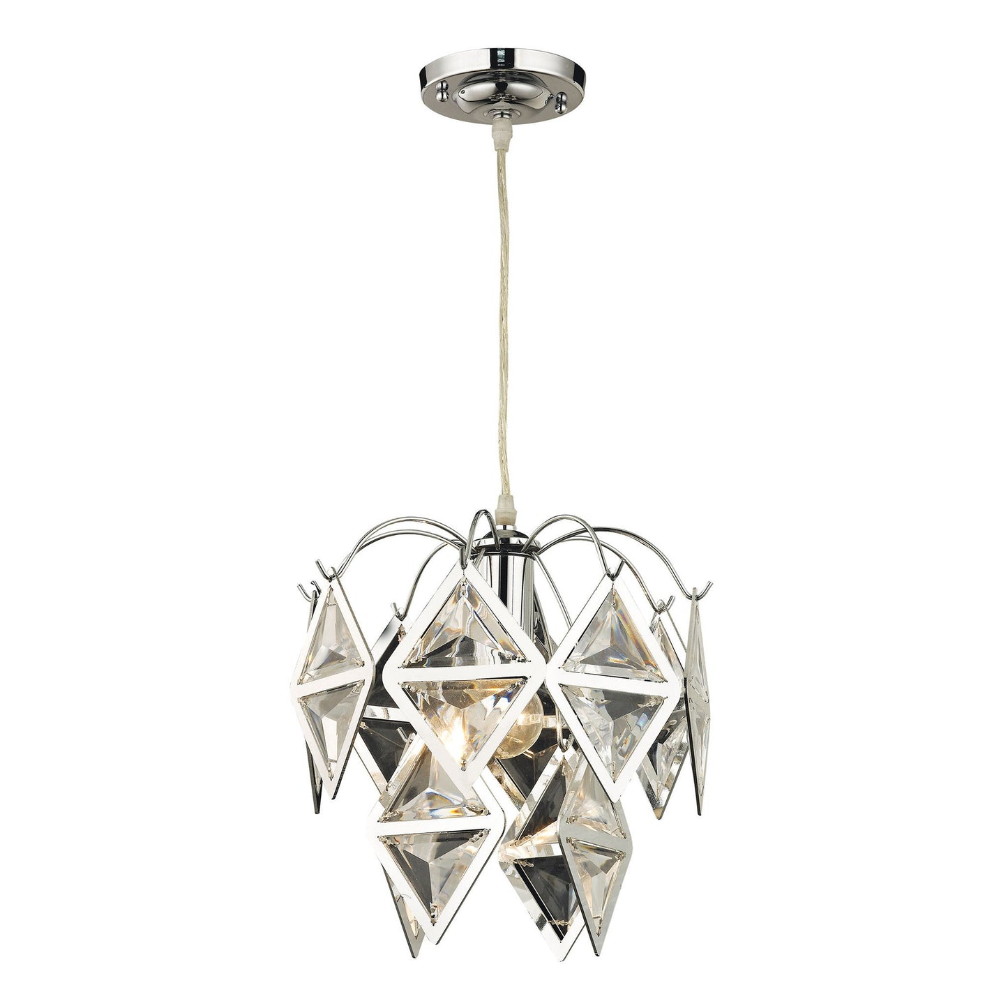 ELK Lighting Pendant In Clear And Chrome Pendant Lamps, ELK Lighting, - Modish Store | Modishstore | Pendant Lamps