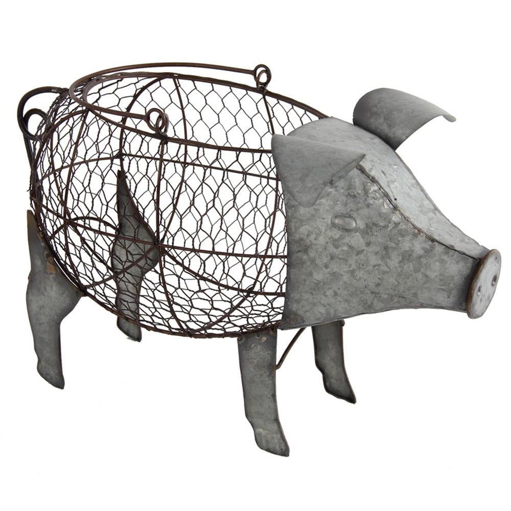 A&B Home Metal Pig - 37542 - Set Of 2