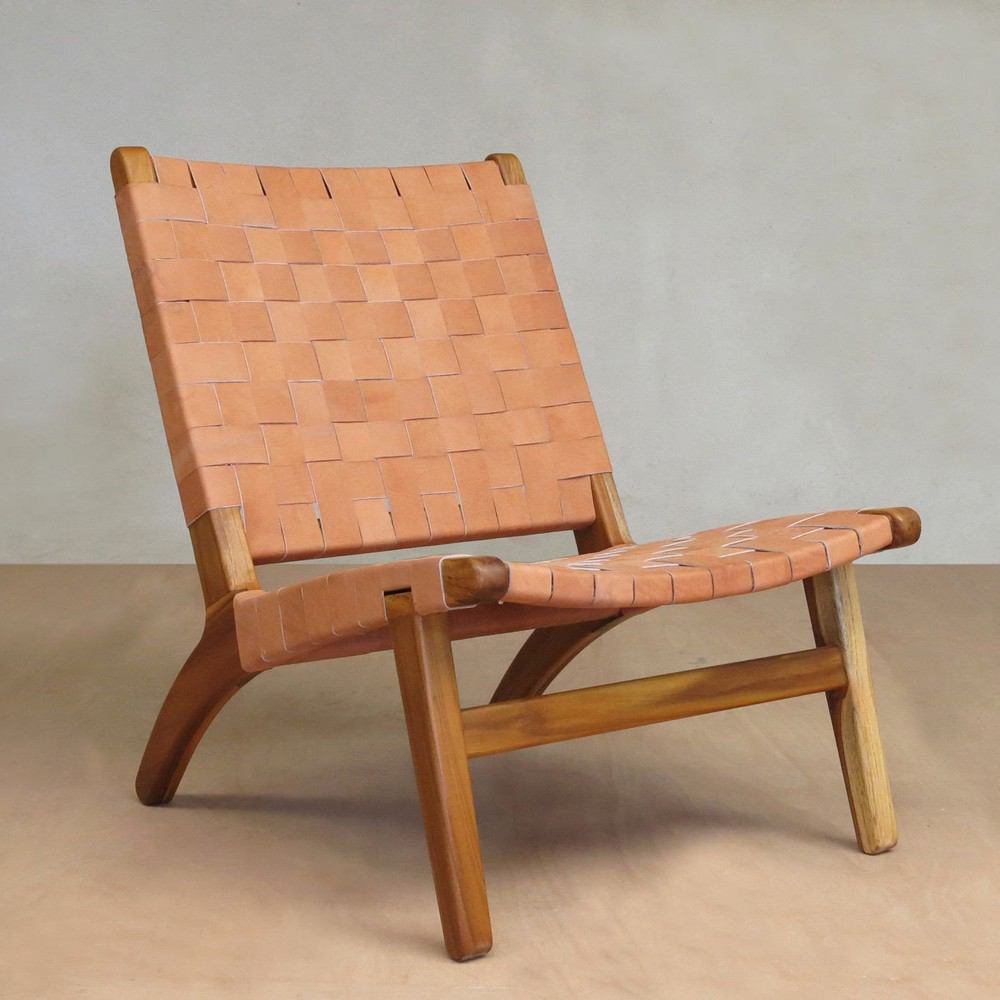 Masaya Lounge Chair - Barley Leather