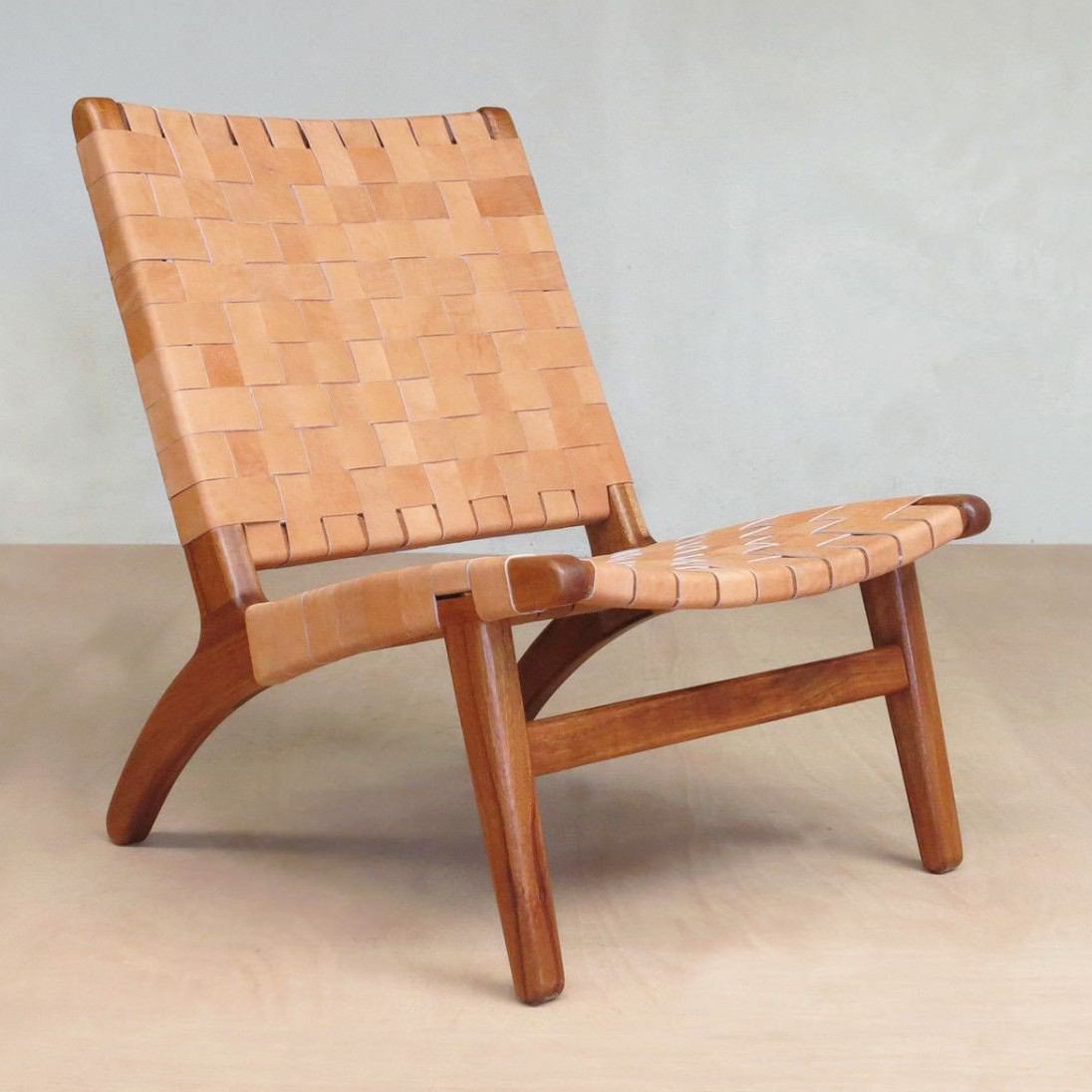 Masaya Lounge Chair - Barley Leather