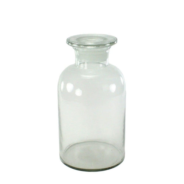 HomArt Pharmacy Jar with Stopper - Clear - Large - Set of 2-6