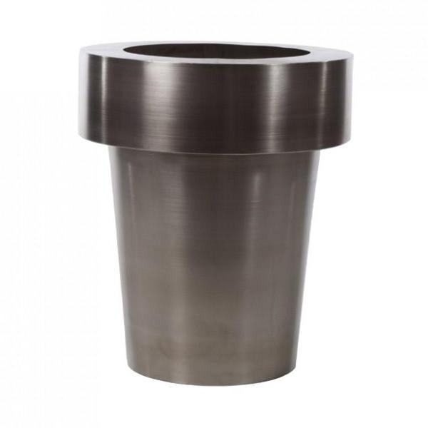 Stainless Steel Flower Pot Planter -Gold Leaf Design Group | Outdoor Planters, Troughs & Cachepots | Modishstore
