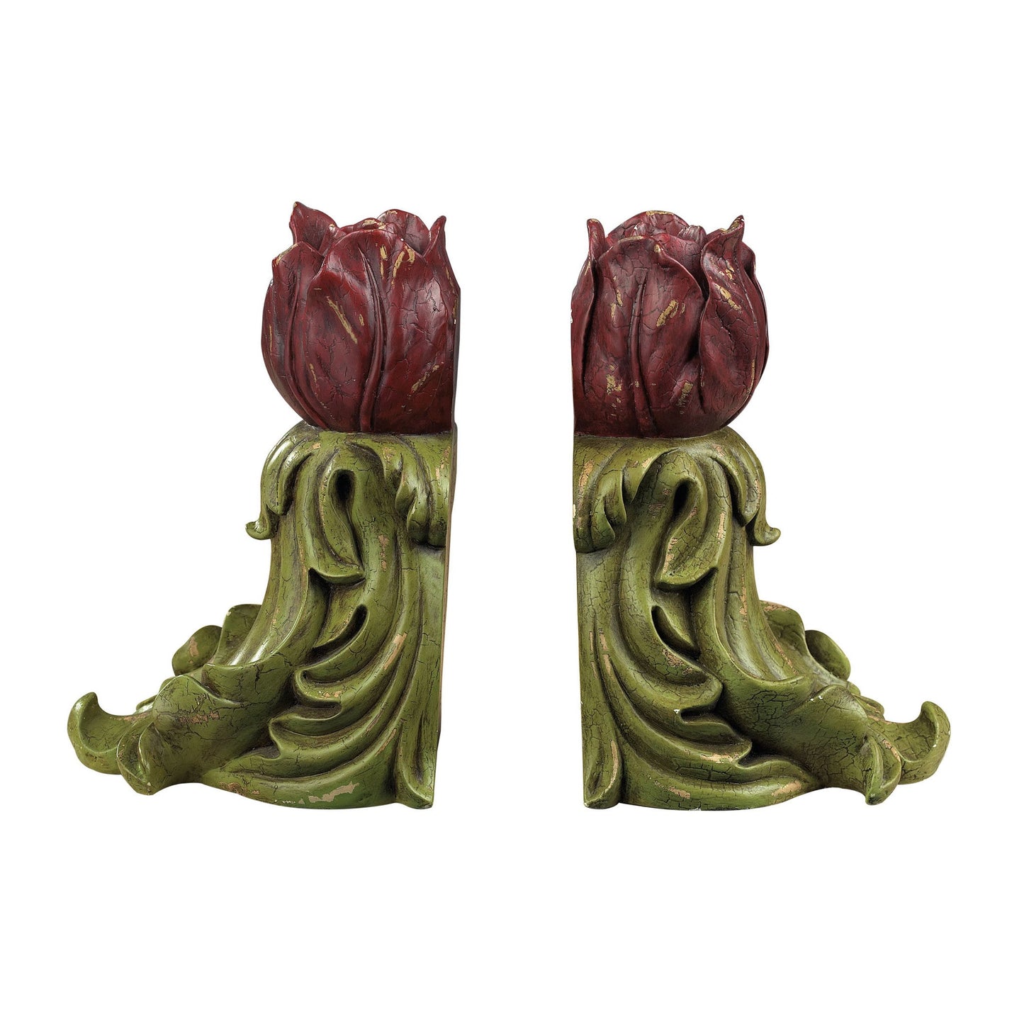 ELK Lighting Rosebud Book Ends-Js Bookends, ELK Lighting, - Modish Store | Modishstore | Bookends