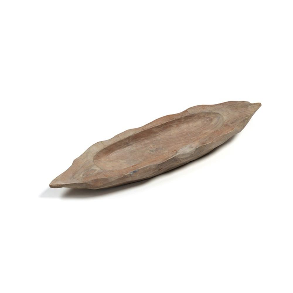 Zodax 27.5-Inch Long Desert Natural Wood Bowl | Decorative Bowls | Modishstore-2
