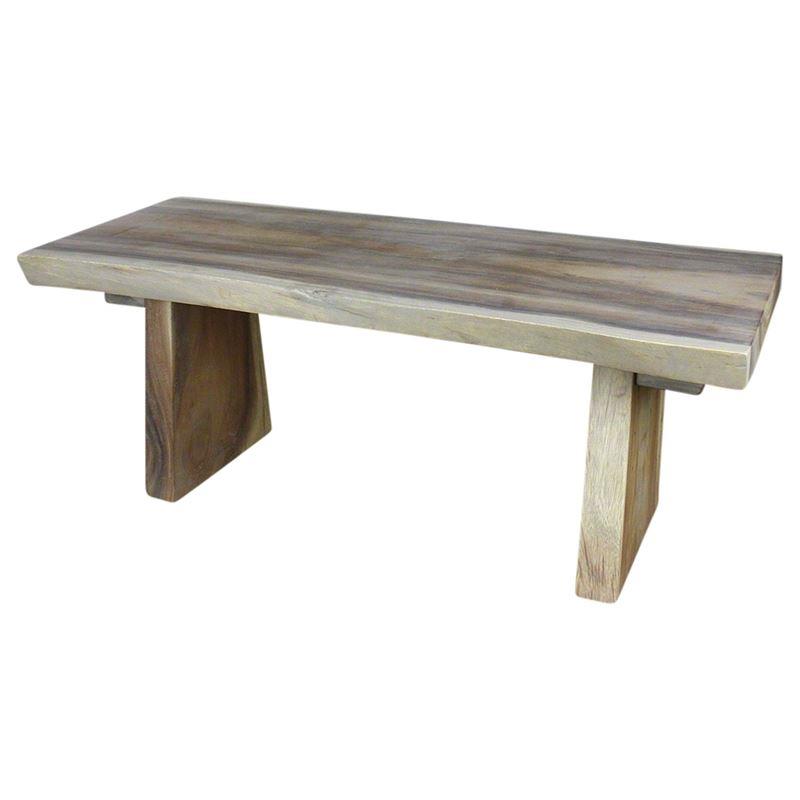 Haussmann Natural Edge Bench 48" H KD | Outdoor Stools & Benches | Modishstore-4