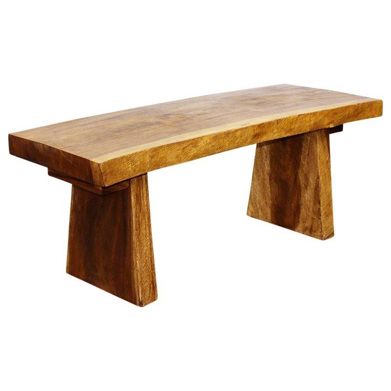 Haussmann Natural Edge Bench 48" H KD | Outdoor Stools & Benches | Modishstore-5