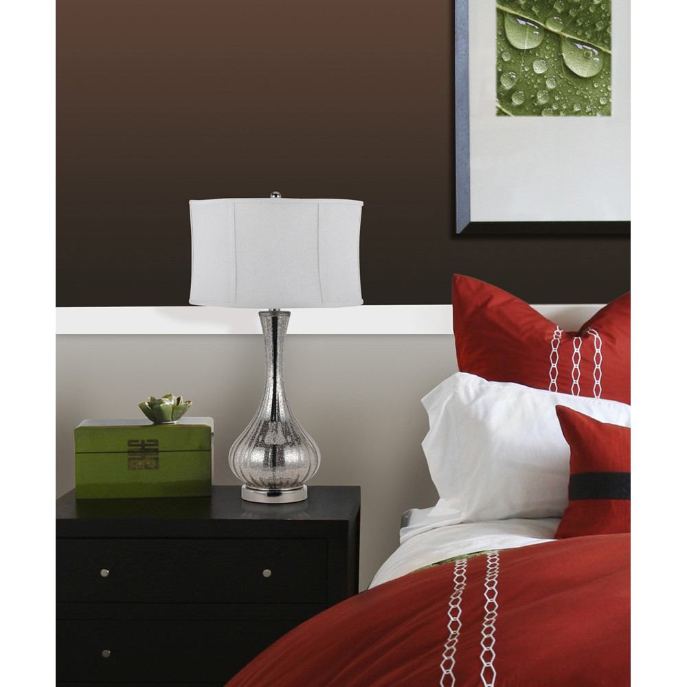 Cal Lighting BO-2286TB 150W 3 Way Capreol Glass Table Lamp | Modishstore | Table Lamps