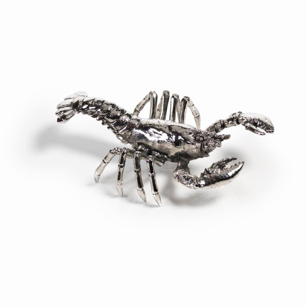 Zodax Decorative Silver Prawn Figurine | Animals & Pets | Modishstore-2