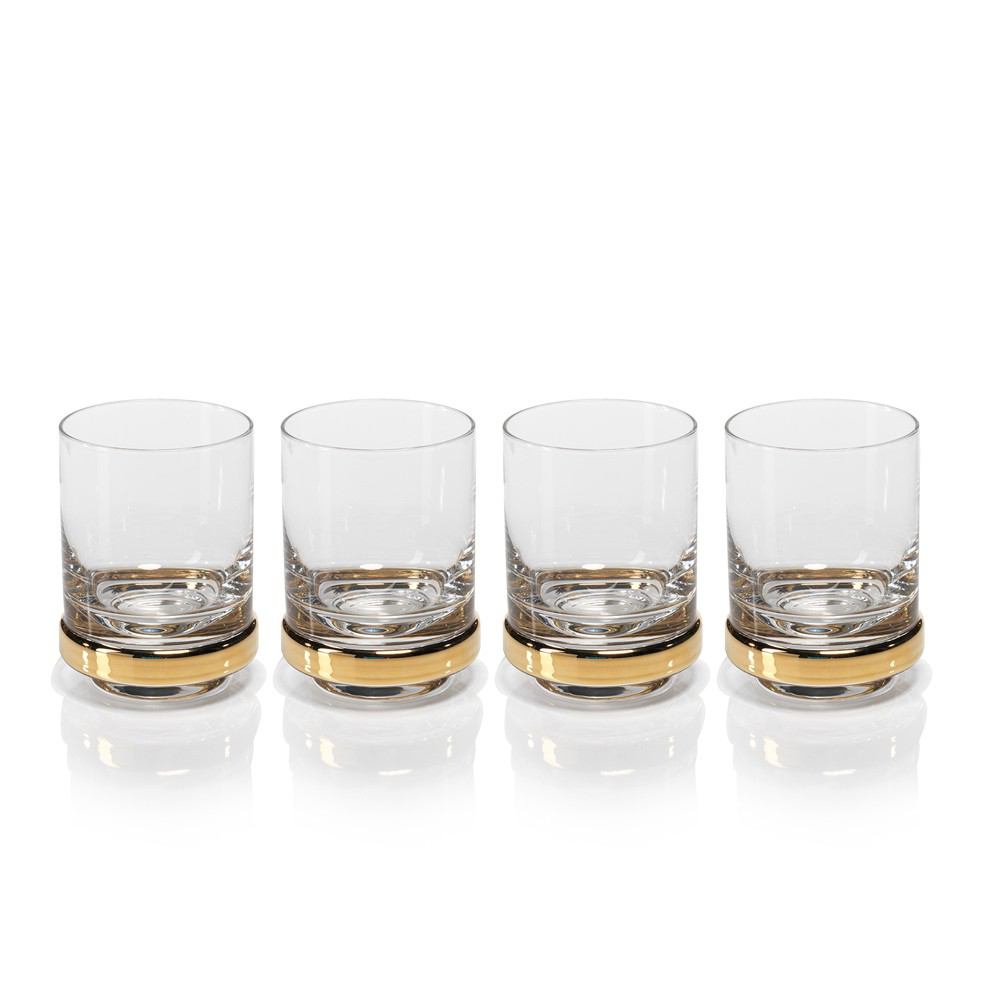 Zodax 4-Piece Artu Rocks Glass Set | Drinkware | Modishstore-2