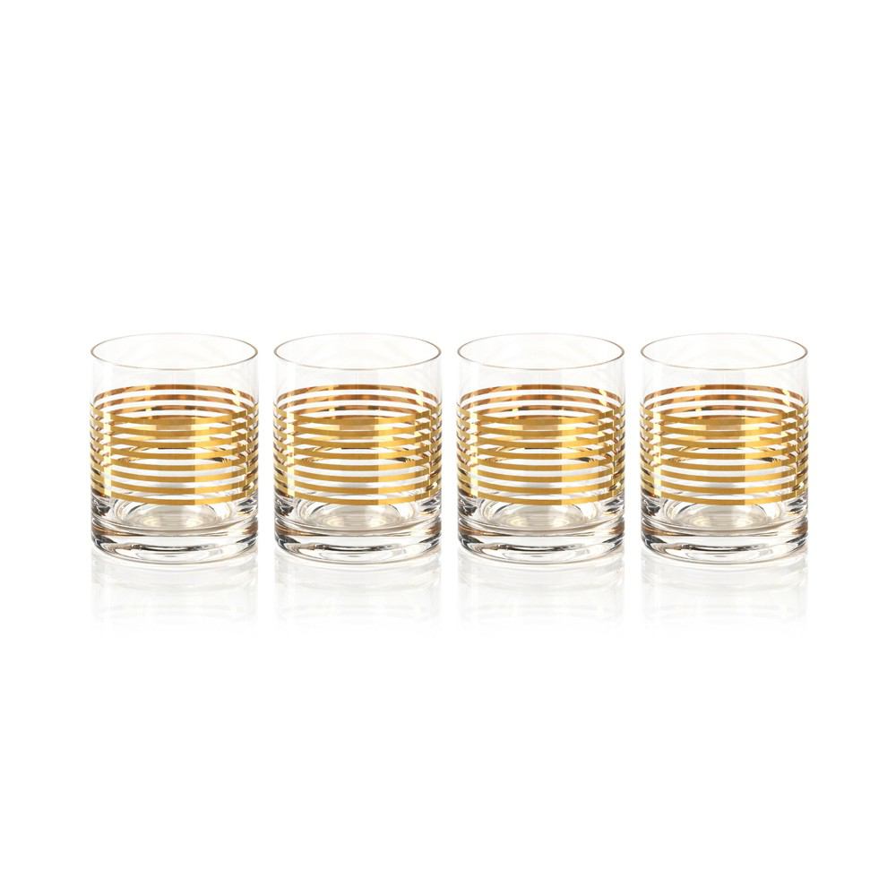 Zodax 4-Piece Stewart Rock Glass Set | Drinkware | Modishstore-2