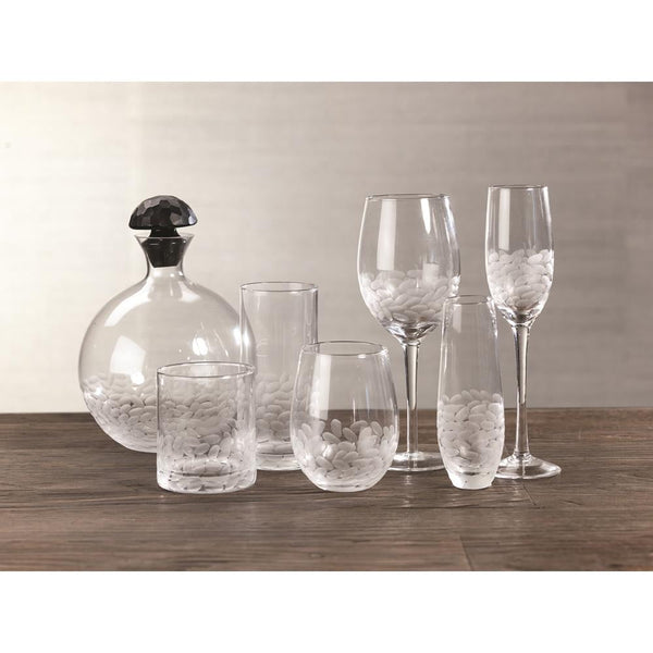 Zodax Villa Highball Glass - Set of 4 | Drinkware | Modishstore
