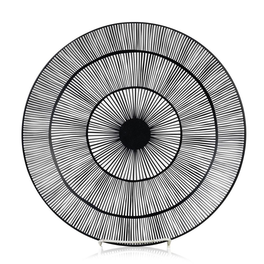 Zodax Portofino 15.75-Inch Diameter Ceramic Platter | Decorative Trays & Dishes | Modishstore-2