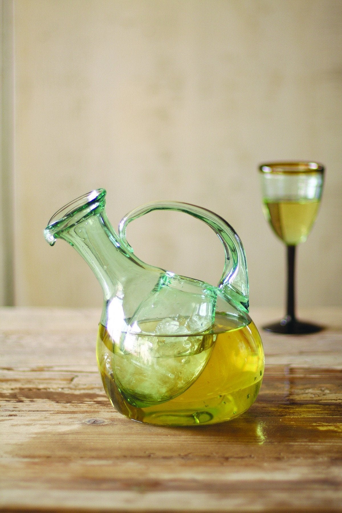 Kalalou Tilted Wine Decanter With Ice Pocket | Modishstore | Decanters