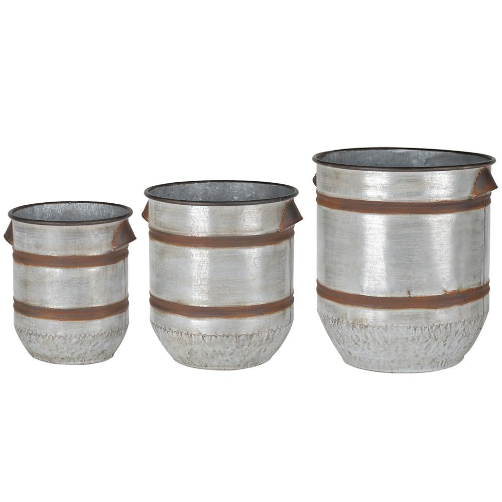 A&B Home Shelburne Planter Pots - Set Of 3