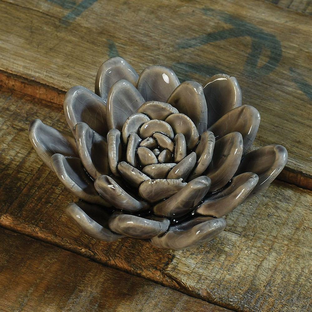 HomArt Ceramic Succulent - Set of 8 | Modishstore | Candle Holders-11