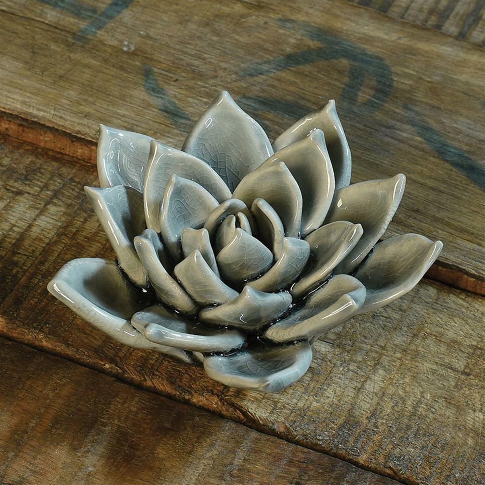 HomArt Ceramic Succulent - Set of 8 | Modishstore | Candle Holders-13
