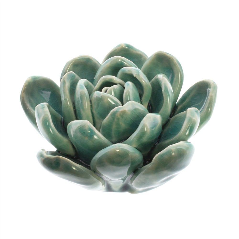 HomArt Ceramic Succulent - Set of 8 | Modishstore | Candle Holders-15