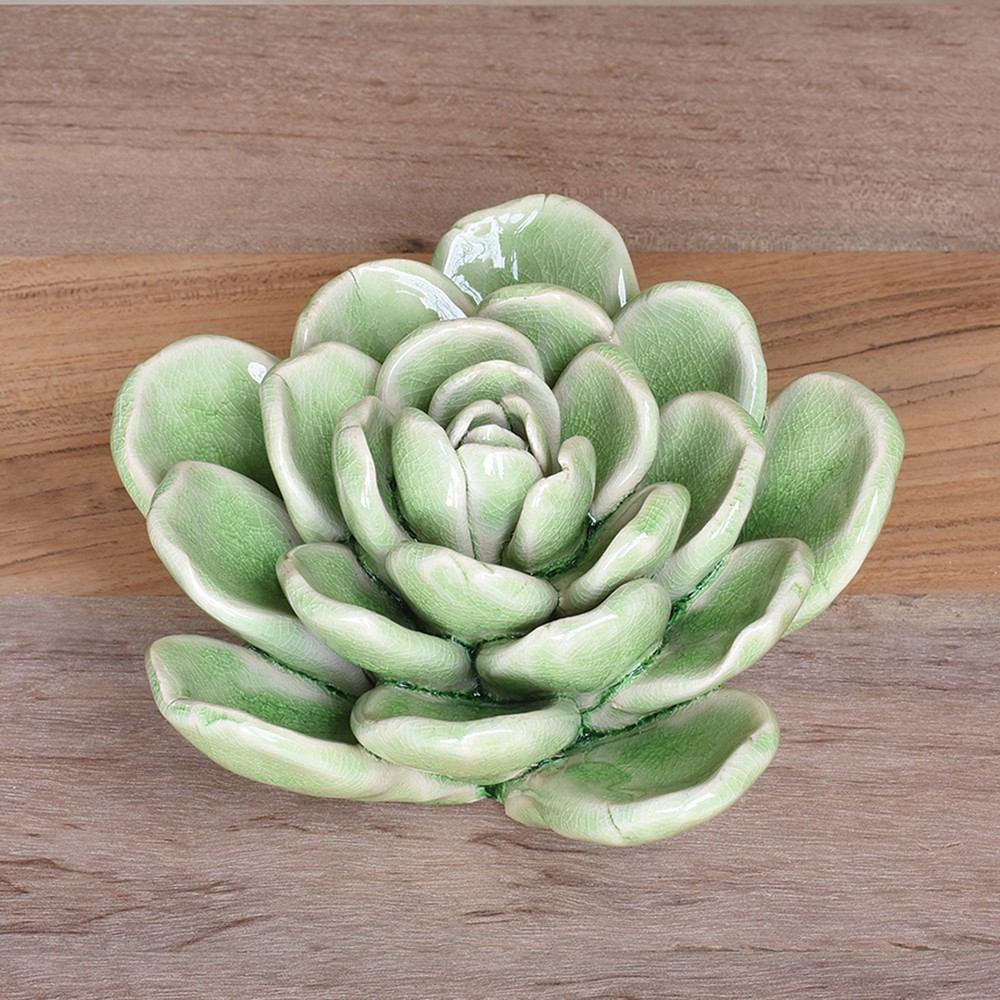 HomArt Ceramic Succulent - Set of 8 | Modishstore | Candle Holders-2