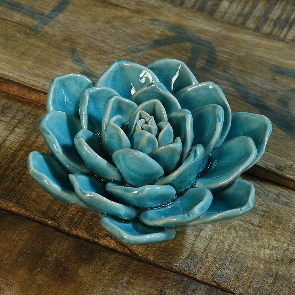 HomArt Ceramic Succulent - Set of 8 | Modishstore | Candle Holders-9