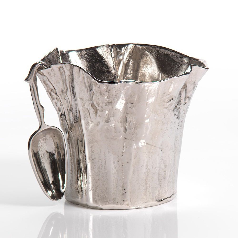 Zodax 12-Inch Diameter Cado Aluminum Ice Bucket with Scoop | Ice & Party Buckets | Modishstore-2