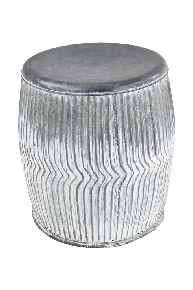 Vagabond Vintage Galvanized Dolly Seats/Planters | Modishstore | Planters, Troughs & Cachepots-3