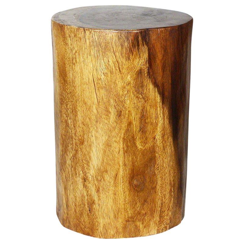 Haussmann Stump Stool 11" Dia - Walnut | Stools & Benches | Modishstore