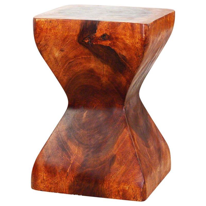 Haussmann Rest Stool 14" Sq - Cherry Intensive | Stools & Benches | Modishstore-4