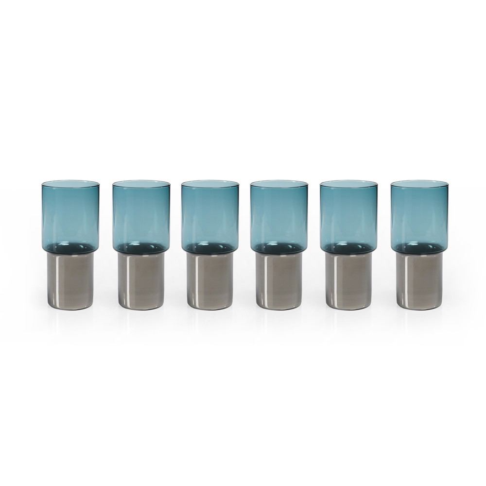 Zodax 6-Piece Como Highball Glass Set | Drinkware | Modishstore-2
