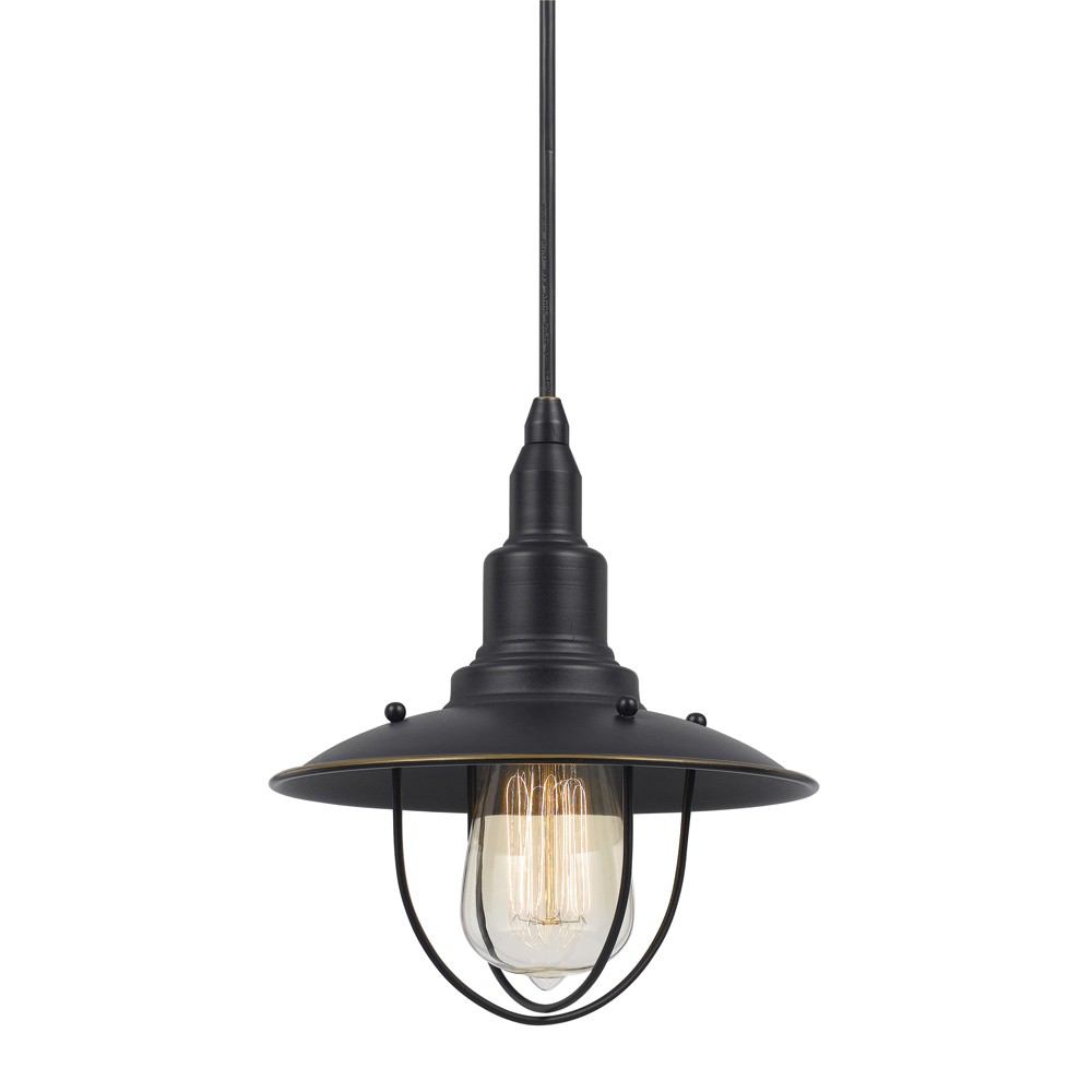 Cal Lighting UP-1113-6-DB 60W Allentown Metal Pendant | Modishstore | Pendant Lamps