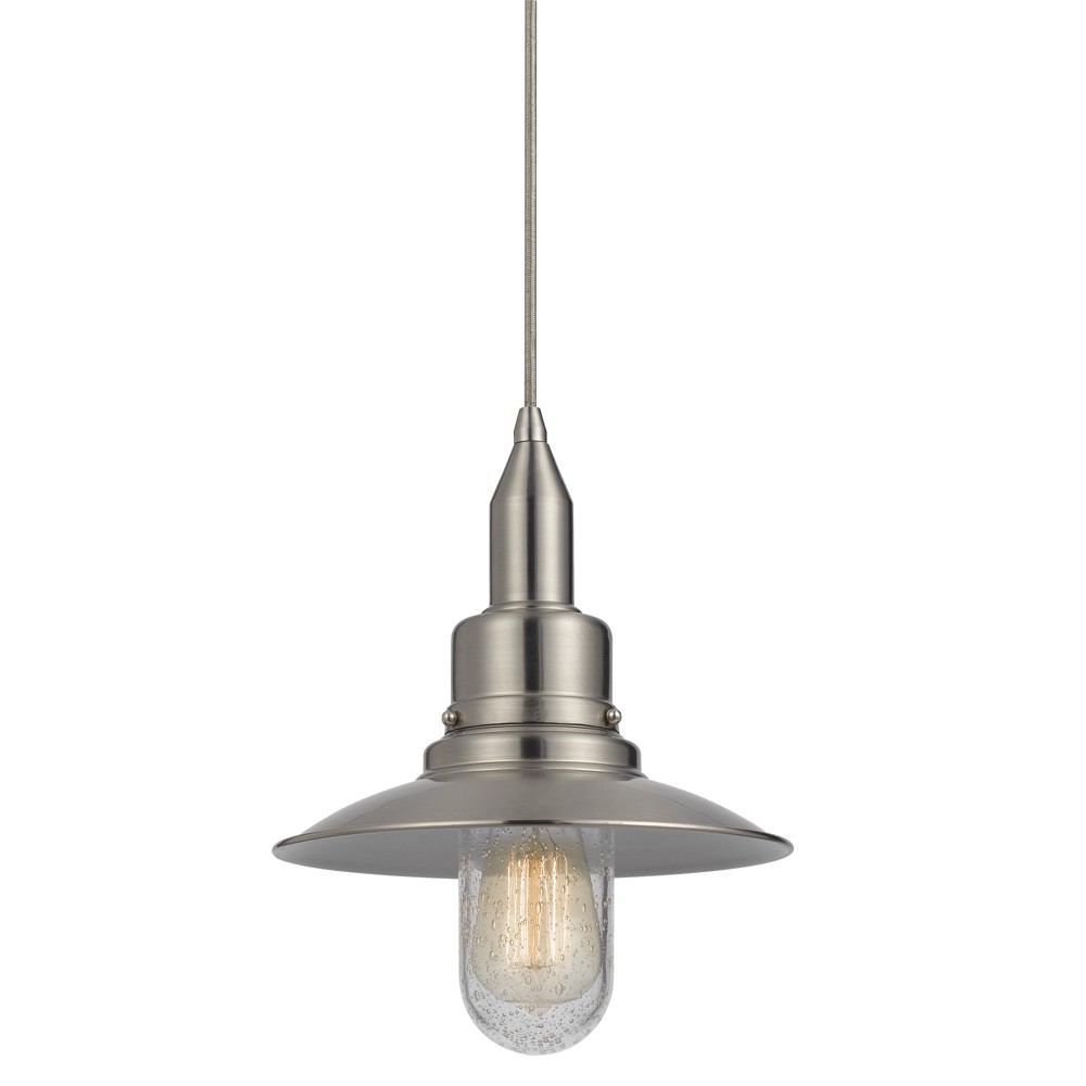 Cal Lighting UP-1114-6-BS 60W Paterson Metal Pendant | Modishstore | Pendant Lamps