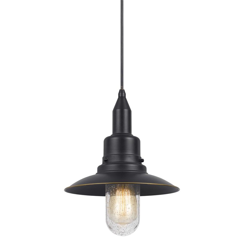 Cal Lighting UP-1114-6-DB 60W Paterson Metal Pendant | Modishstore | Pendant Lamps