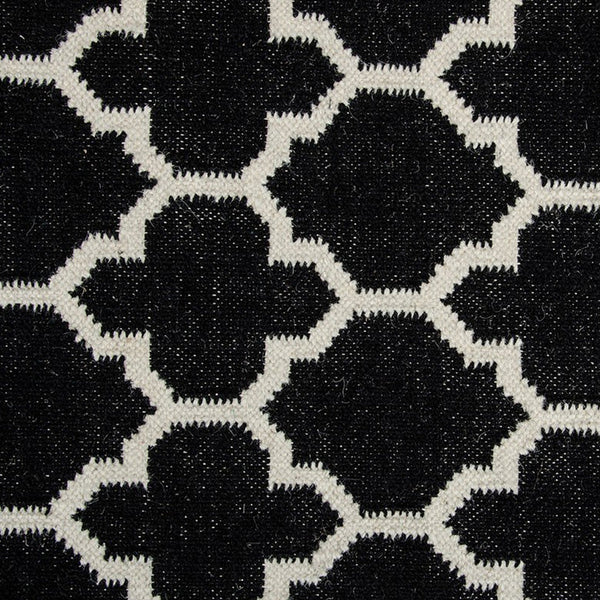 Vig Furniture Linie Design Adelyn Black Wool Rug | Modishstore | Rugs-3