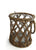 Vagabond Vintage Thick Glass and Wicker Vase with Handle | Modishstore | Vases-2