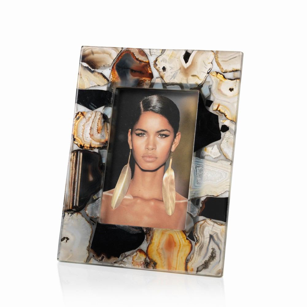 Zodax Bahia Agate Photo Frame | Frames | Modishstore | IN-6072-3