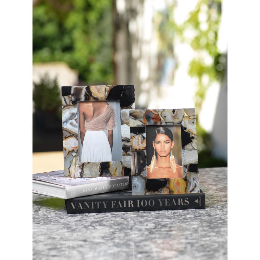 Zodax Bahia Agate Photo Frame | Frames | Modishstore | IN-6072