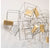 Wire Cube Sculpture w/ Gilded Wood Blocks by Gold Leaf Design Group | Wall Decor | Modishstore-3