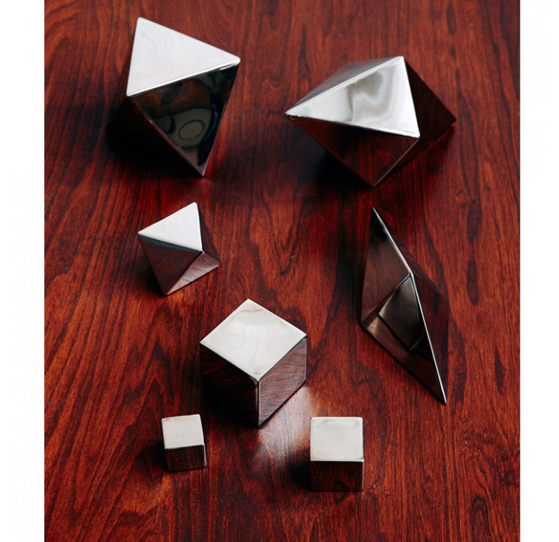 Gold Leaf Design Group Stainless Steel Cube - Set/6 | Home Accents | Modishstore