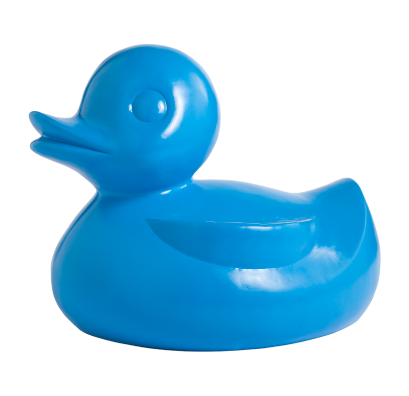 Gold Leaf Design Group Fiberglass Duck, Large | Sculptures | Modishstore-5