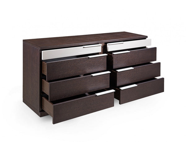 Vig Furniture Modrest Torino Modern Brown Oak & Grey Dresser | Modishstore | Dressers-3