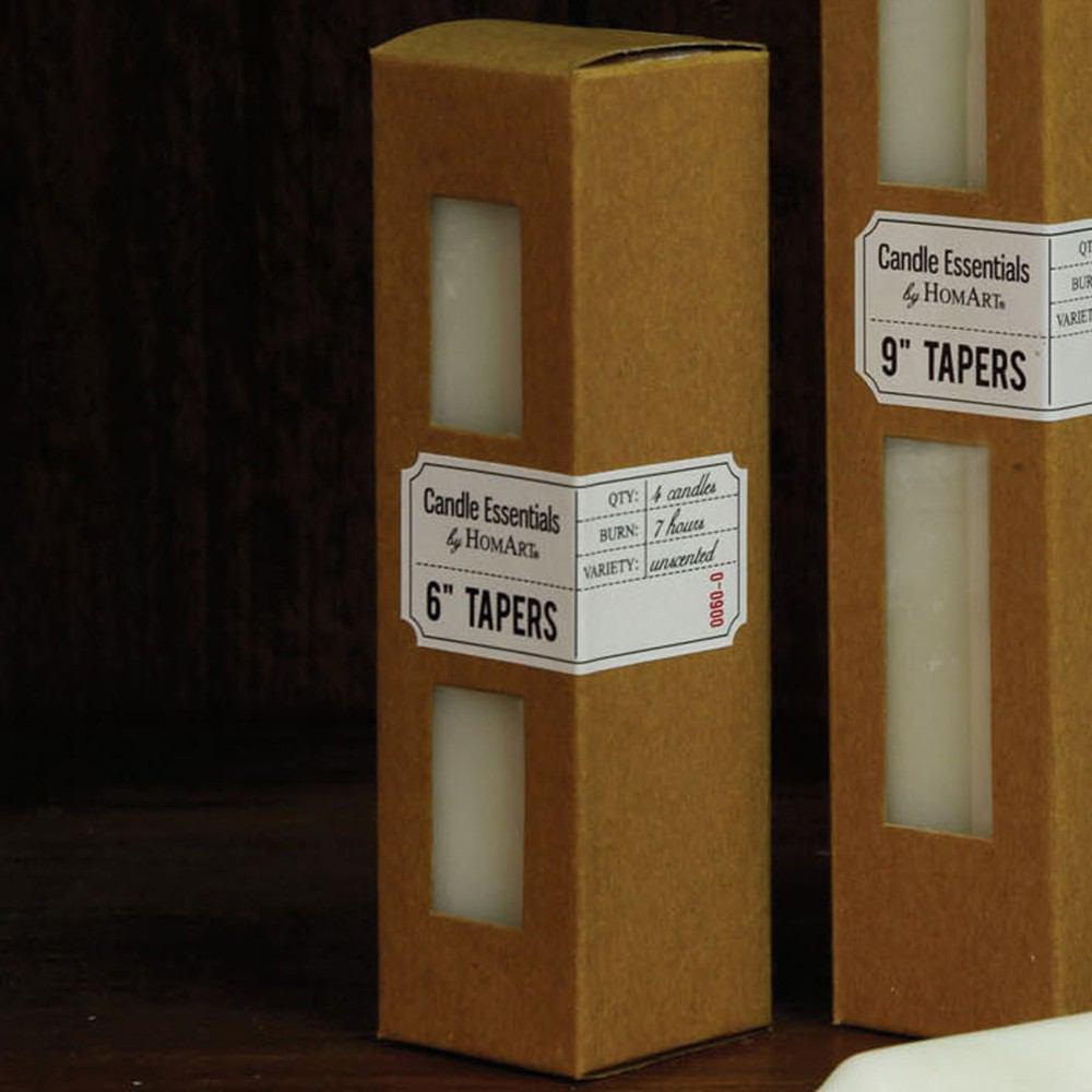 HomArt Taper - Box of 24 - Ivory-2