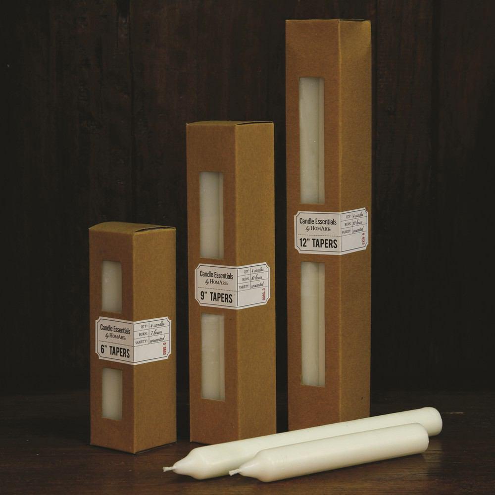 HomArt Taper - Box of 24 - Ivory | Modishstore | Decorative Boxes