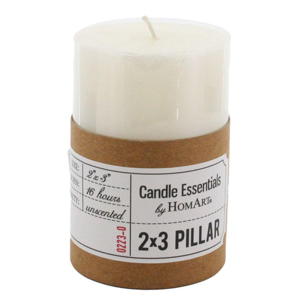 HomArt Pillar - Ivory - 2 x 3 - Set of 12-2