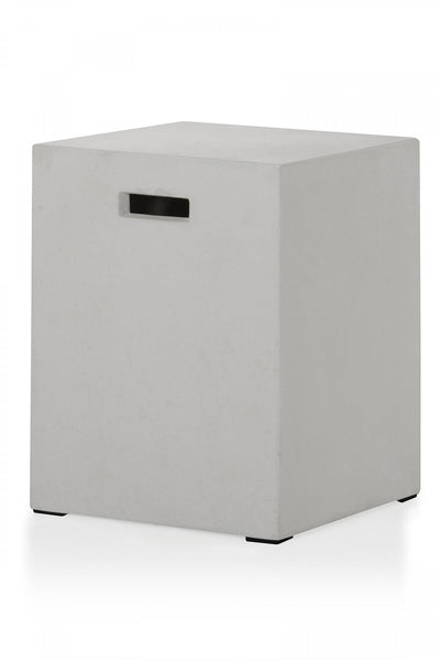 Vig Furniture Modrest Yem Ivory Concrete Dining Stool | Modishstore | Stools & Benches-2