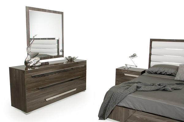 Vigfurniture Nova Domus Capulet Italian Modern Grey Mirror | Modishstore | Mirrors-2