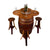 Napa East Wine Barrel Table Set: Cabinet Base