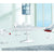 Fine Mod Imports Flower Marble Table Oval 78