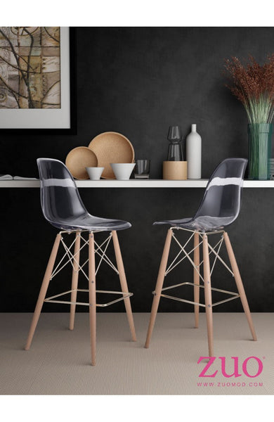 Zuo Shadow Bar Chair | Bar Stools | Modishstore