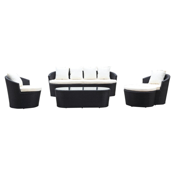 Fine Mod Imports Shadow Outdoor Set | Outdoor Sofas, Loveseats & Sectionals | Modishstore-2