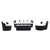 Fine Mod Imports Shadow Outdoor Set | Outdoor Sofas, Loveseats & Sectionals | Modishstore-2